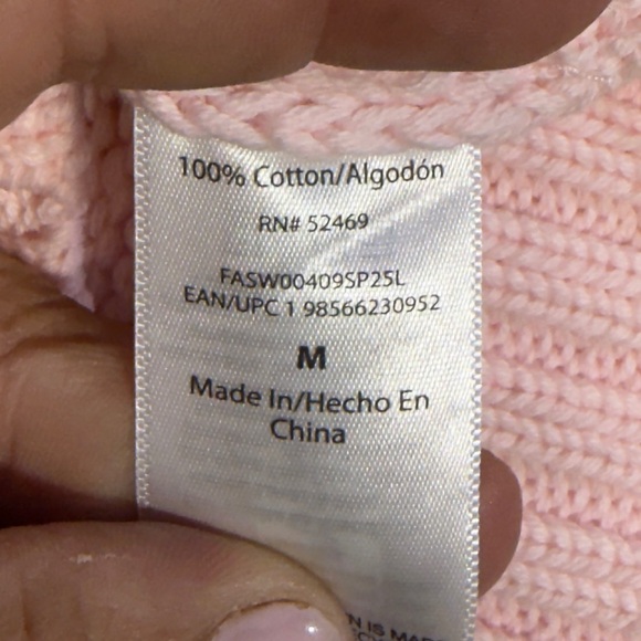 NWT Free Assembly Cotton
Saddle Shoulder Sweater Sz M - Picture 6 of 7